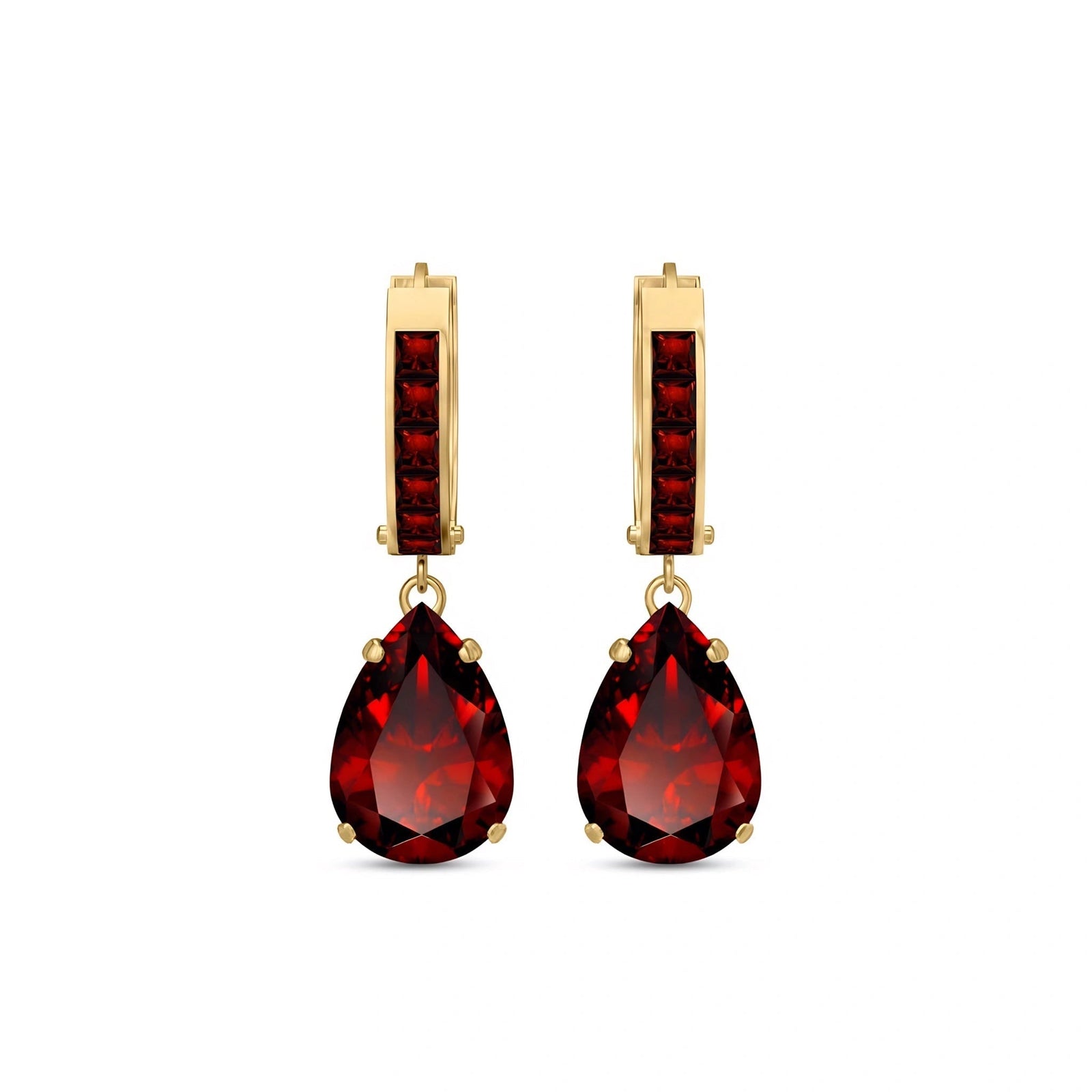 Yellow Gold Garnet — Mariaclementina
