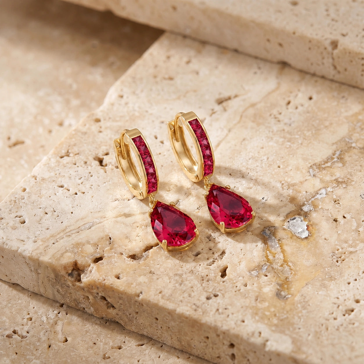 Yellow Gold Ruby — Mariaclementina