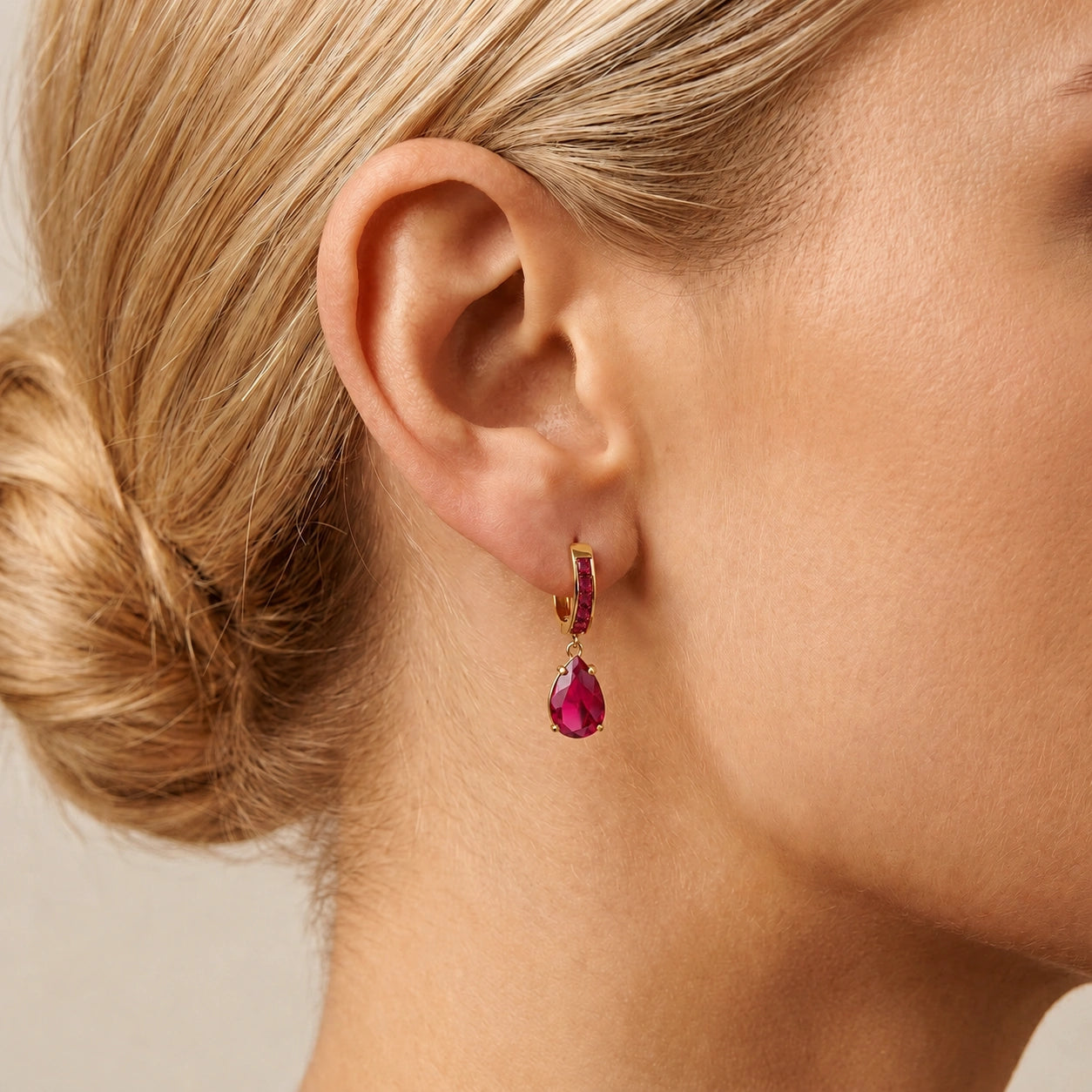 Yellow Gold Ruby — Mariaclementina