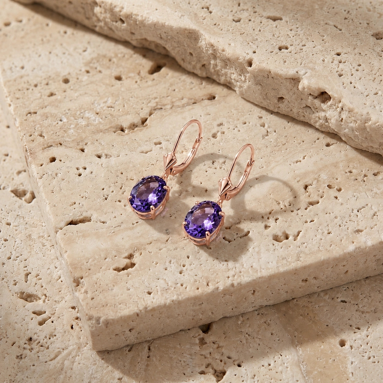 Rose Gold Amethyst — Mariacleofe