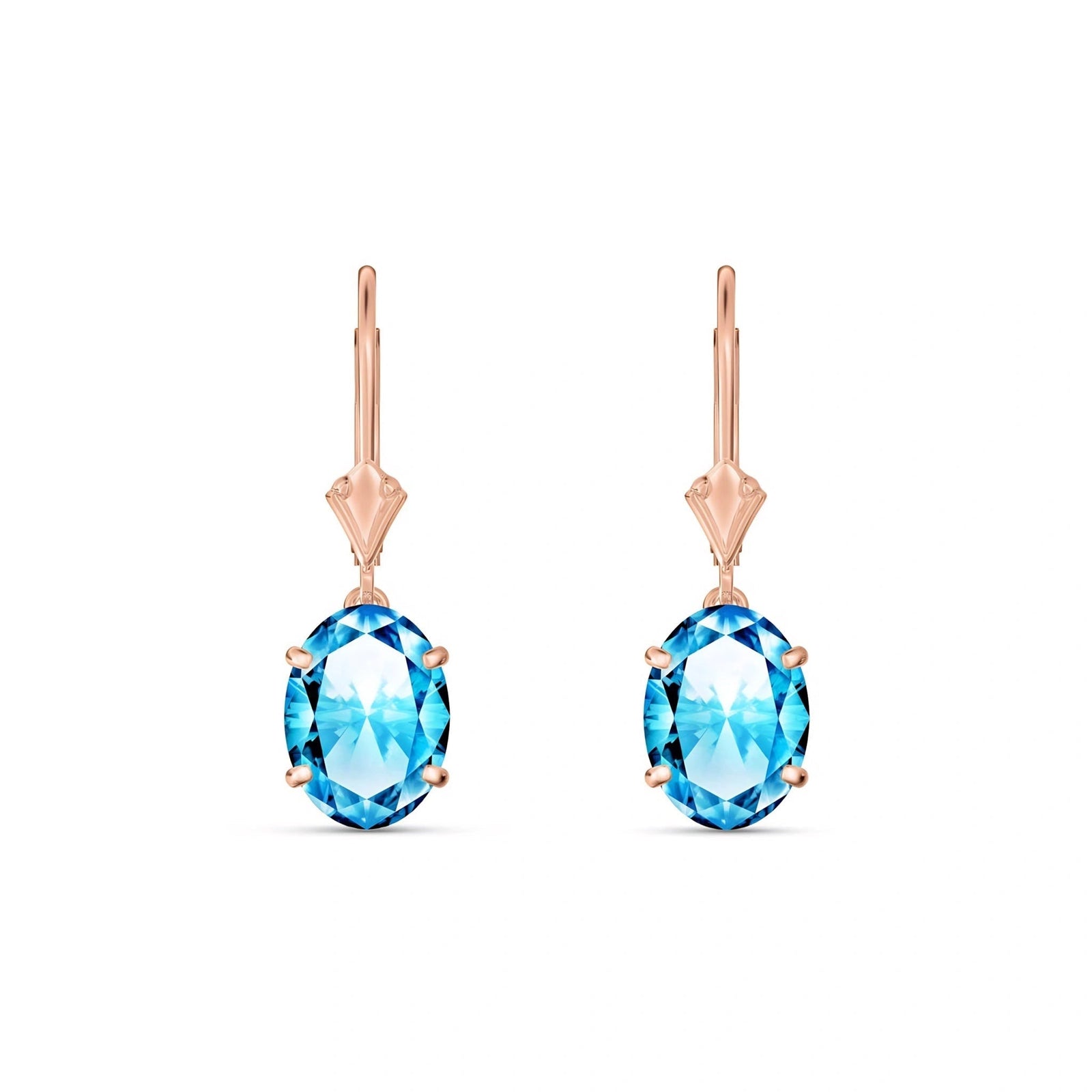 Rose Gold Blue Topaz — Mariacleofe