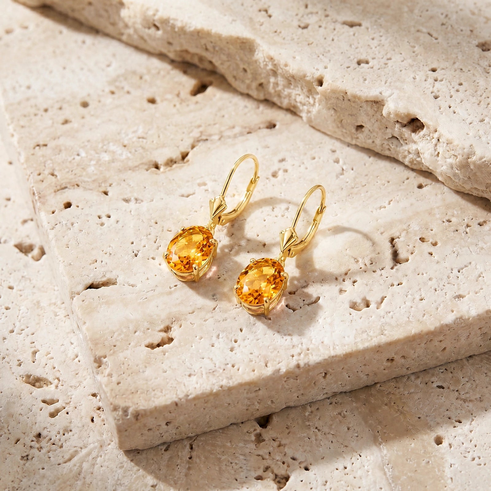 Yellow Gold Citrine — Mariacleofe