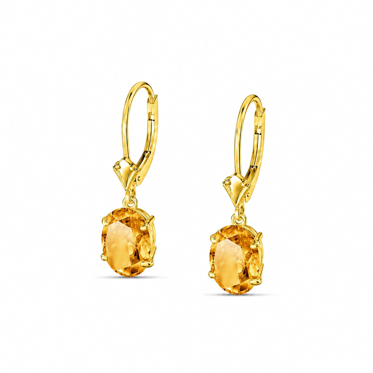 Yellow Gold Citrine — Mariacleofe