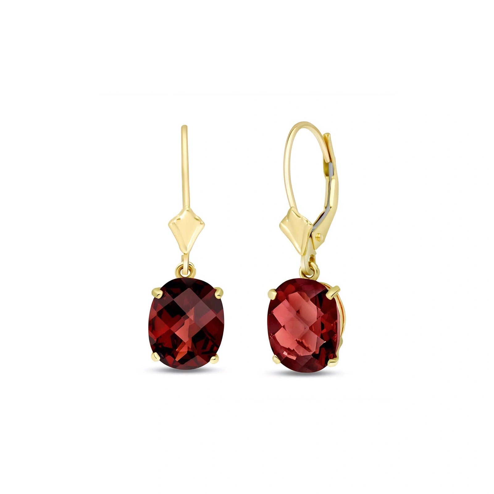 Yellow Gold Garnet — Mariacleofe