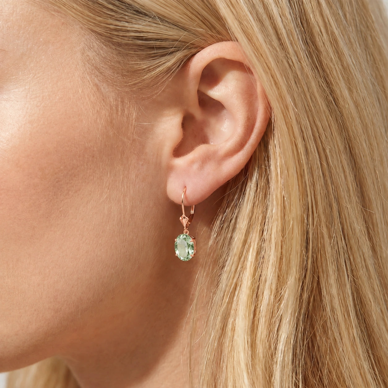 Rose Gold Green Amethyst — Mariacleofe