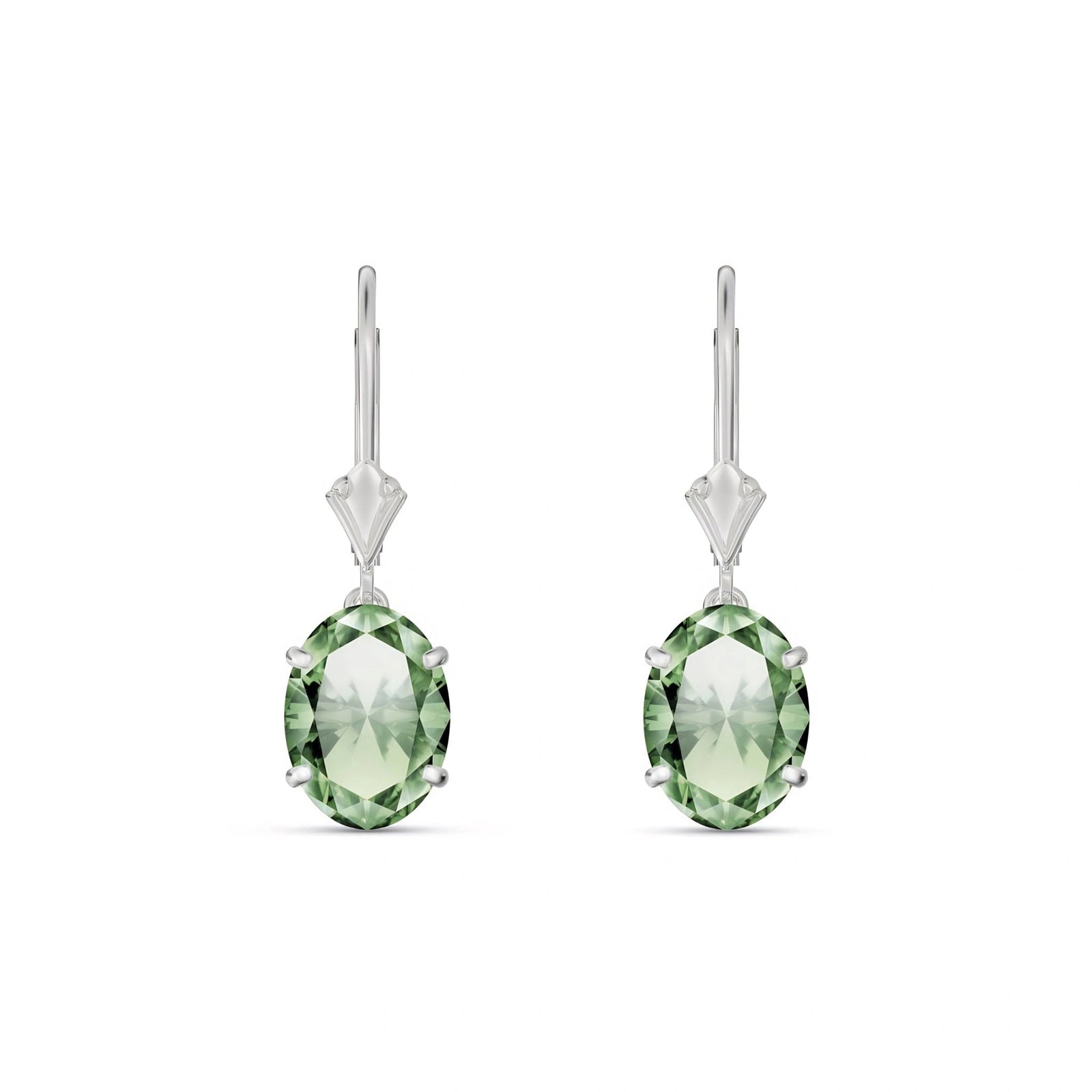 White Gold Green Amethyst — Mariacleofe