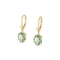 Yellow Gold Green Amethyst — Mariacleofe