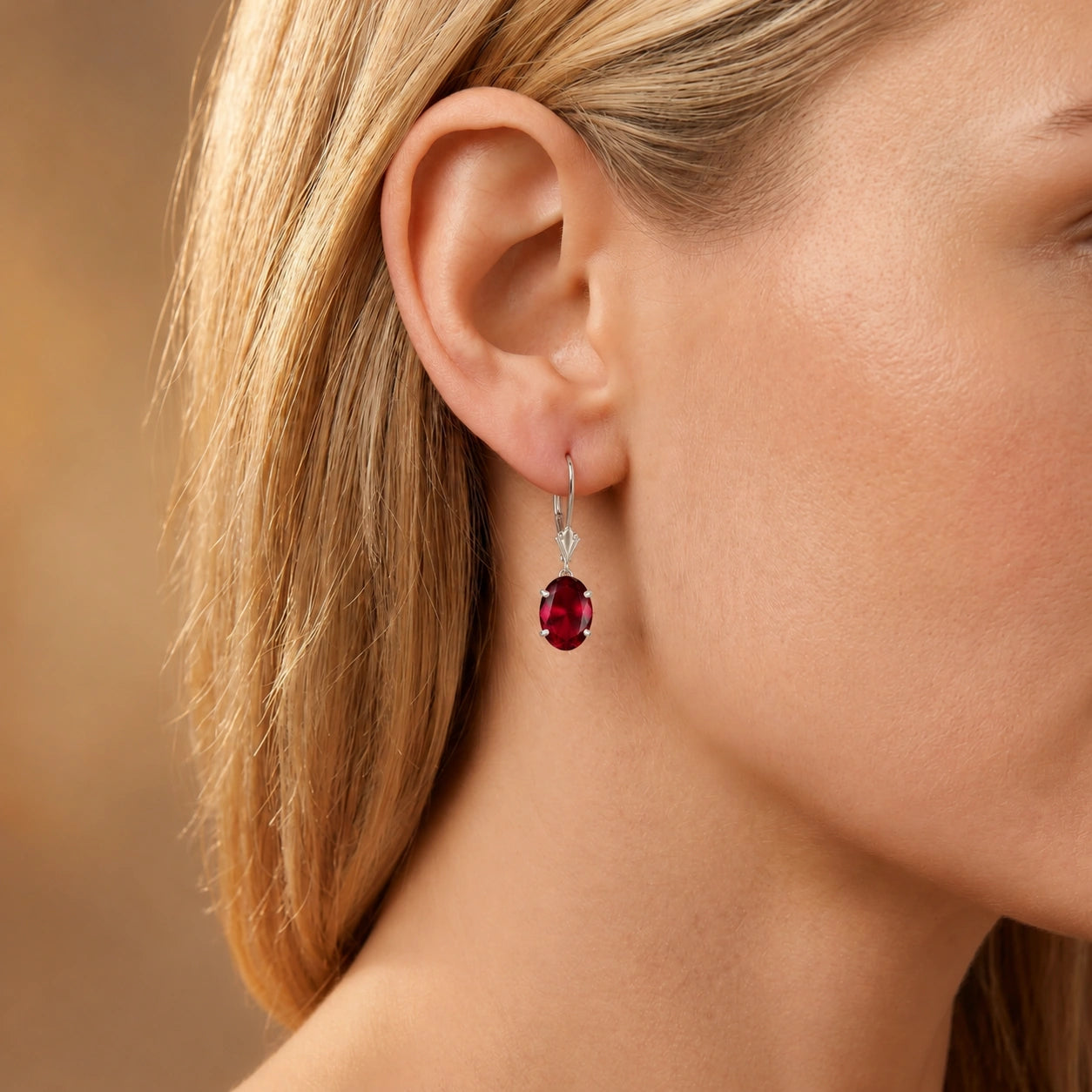 White Gold Ruby — Mariacleofe