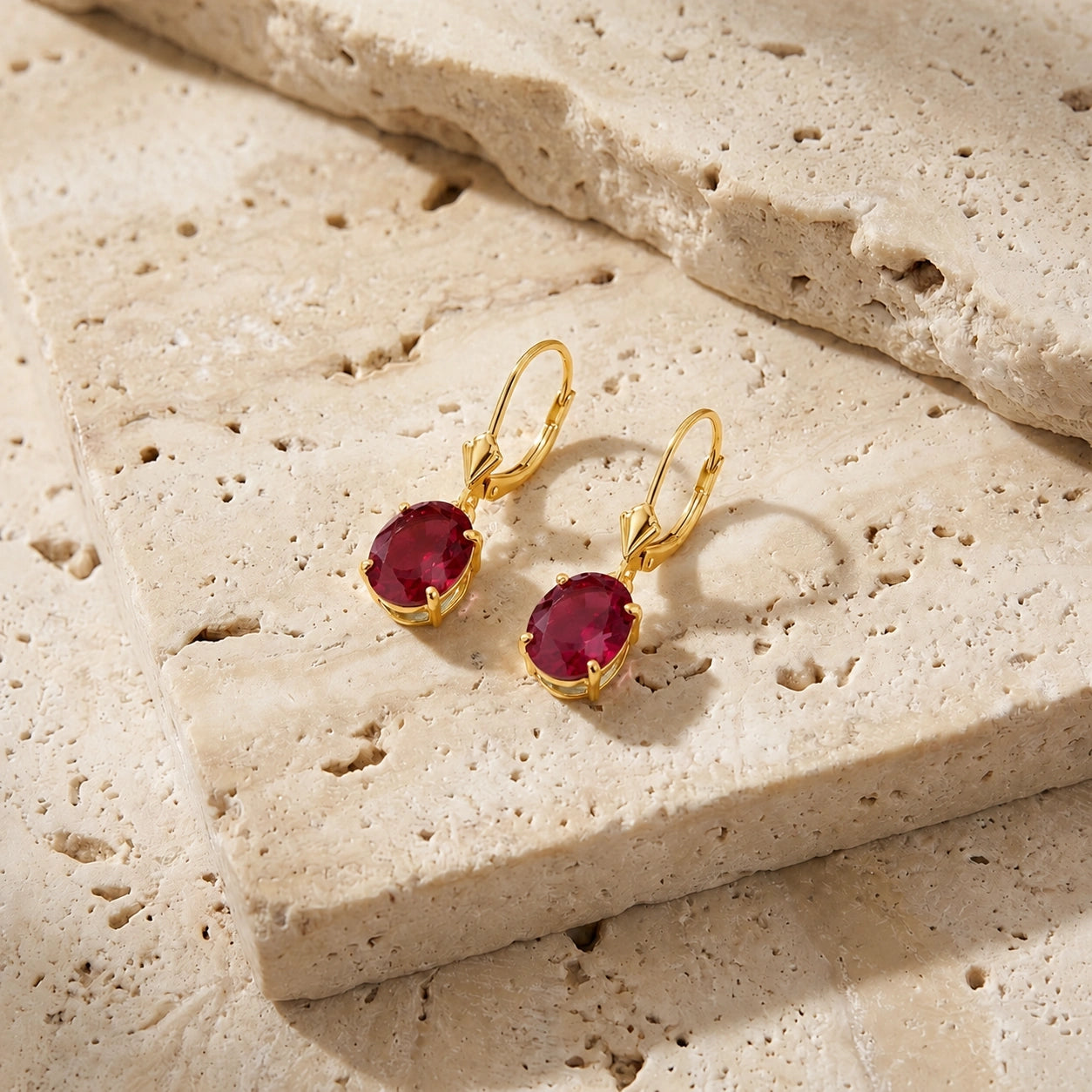 Yellow Gold Ruby — Mariacleofe