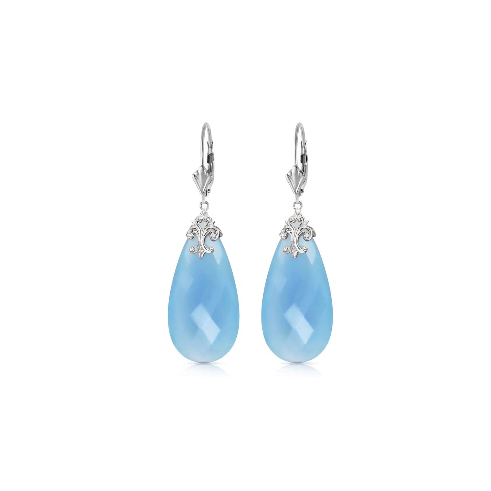 White Gold Blue Chalcedony — Mariacolomba