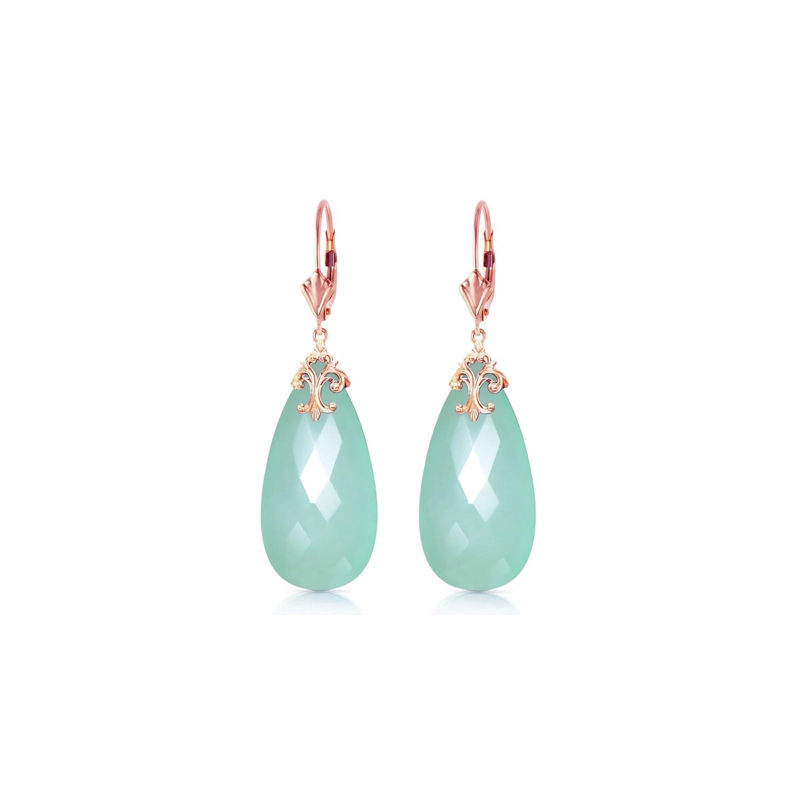 Rose Gold Green Chalcedony — Mariacolomba