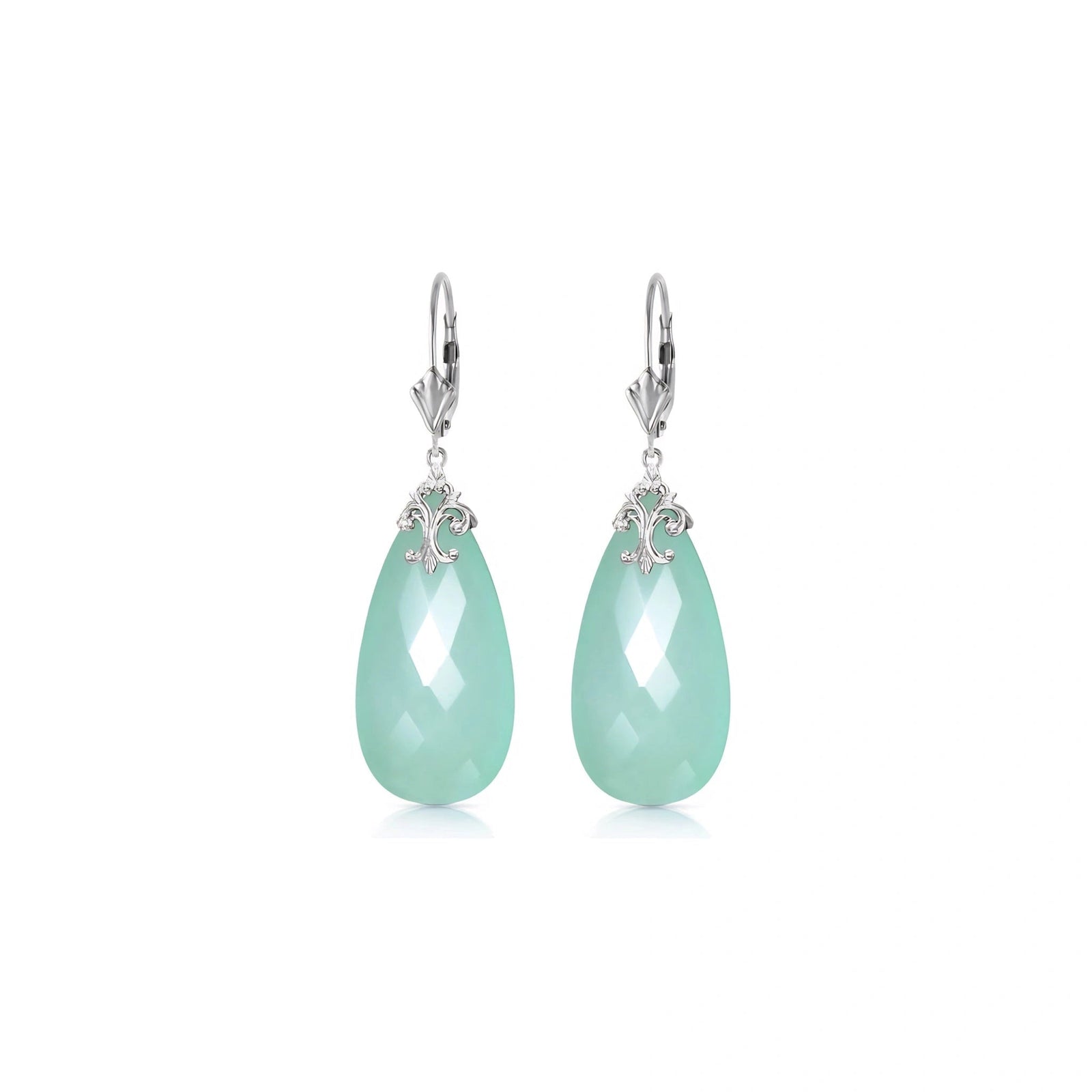 White Gold Green Chalcedony — Mariacolomba
