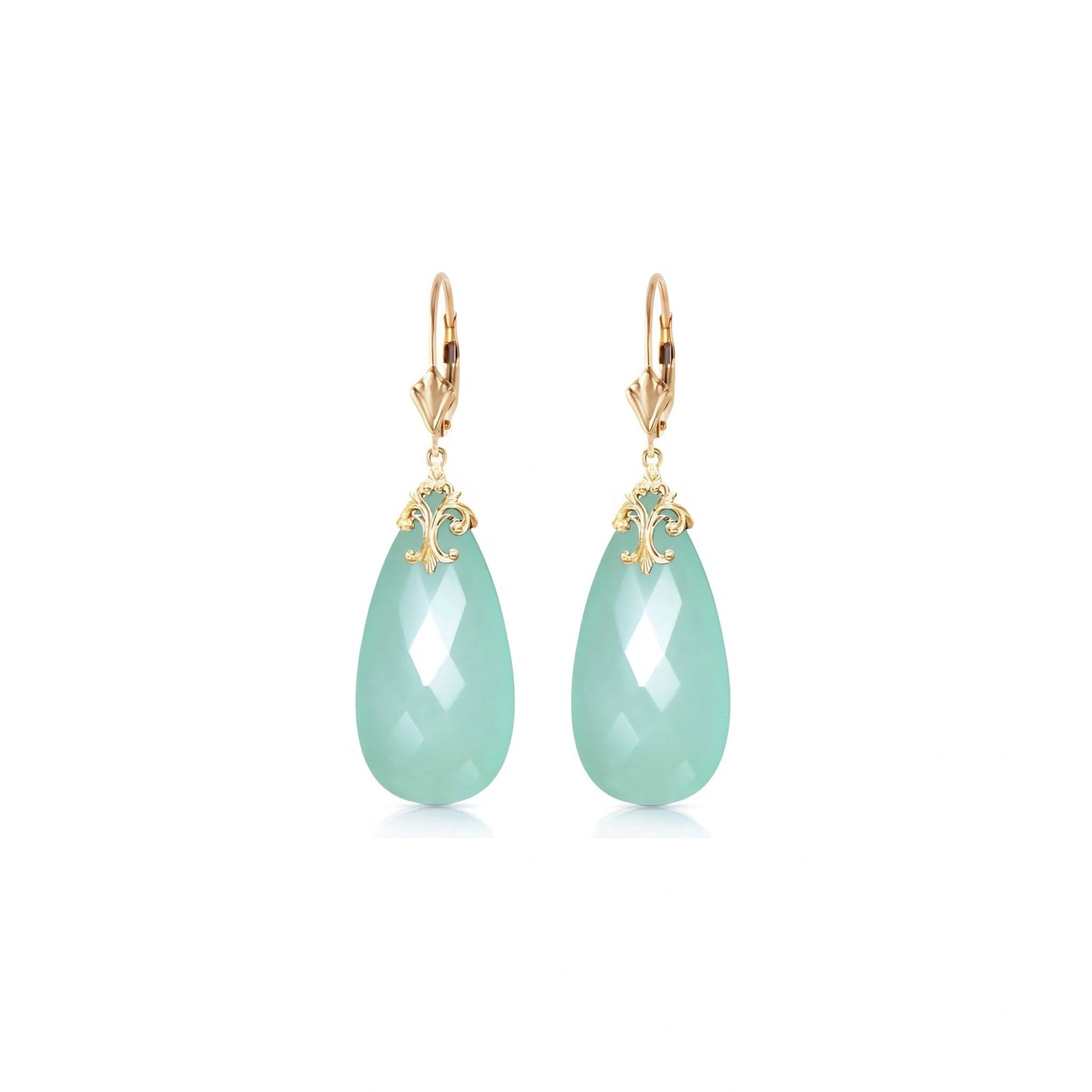 Yellow Gold Green Chalcedony — Mariacolomba