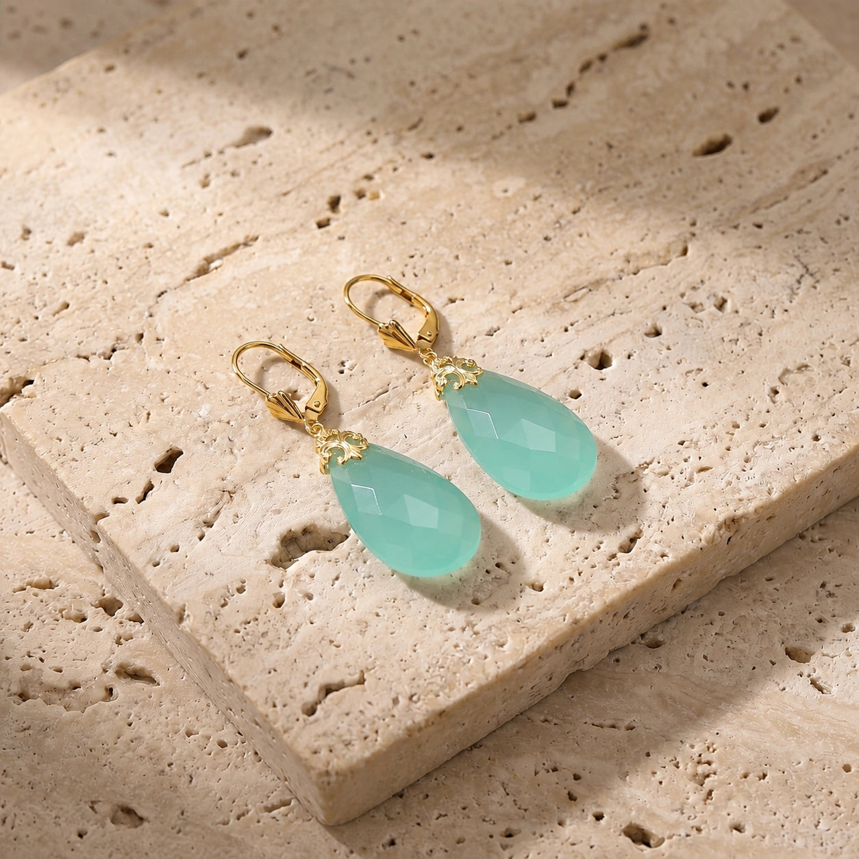 Yellow Gold Green Chalcedony — Mariacolomba