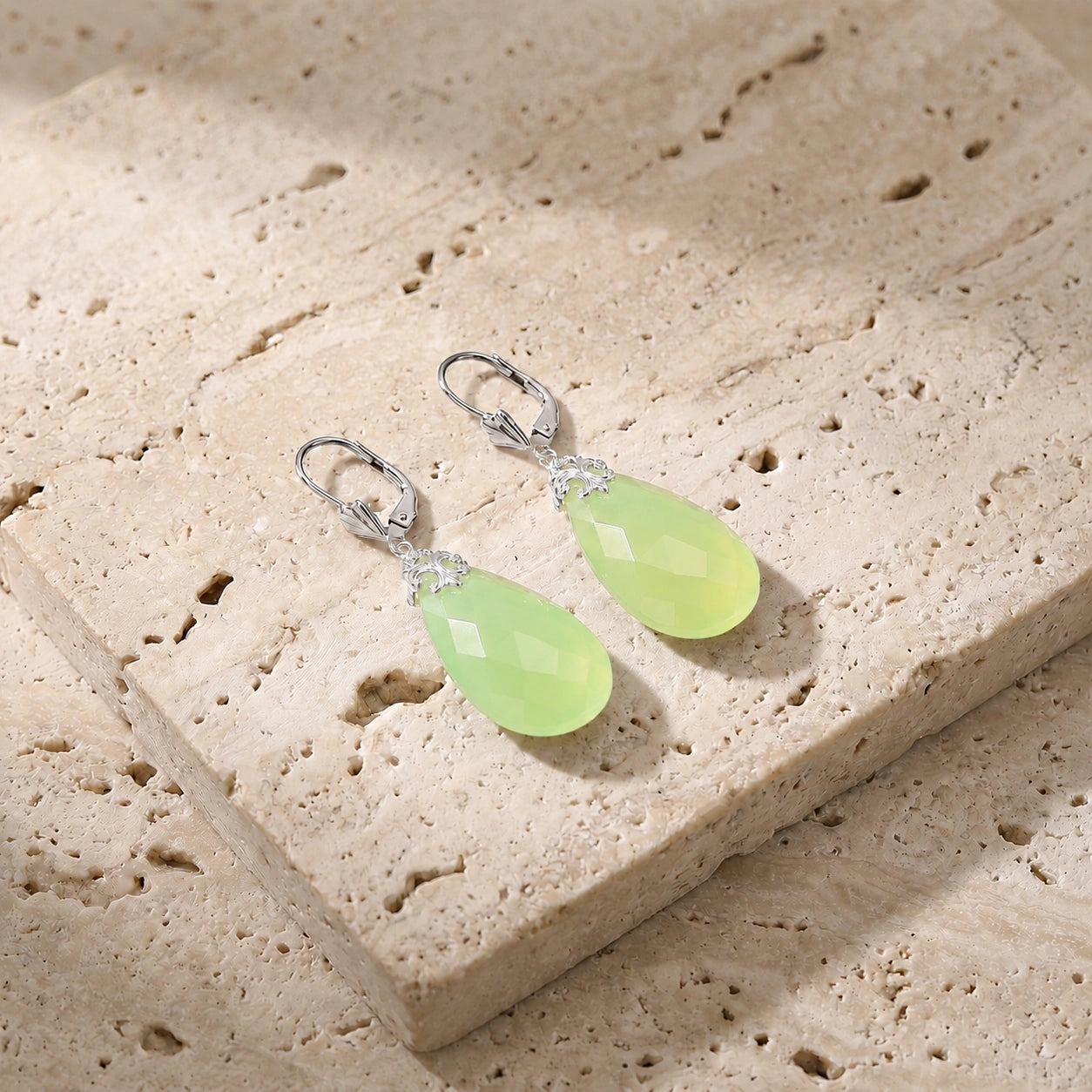 White Gold Green Onyx — Mariacolomba