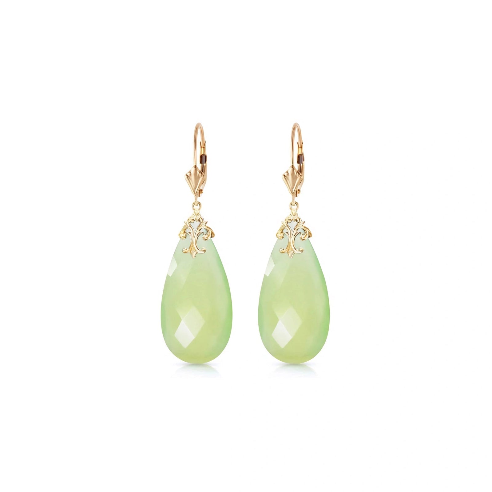 Yellow Gold Green Onyx — Mariacolomba