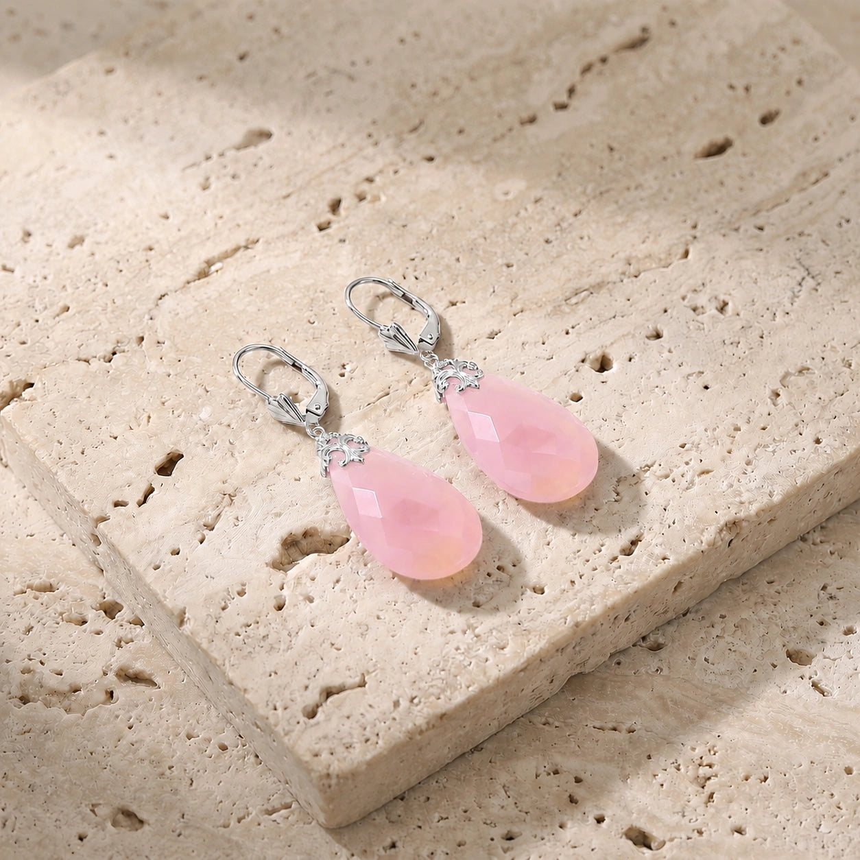 White Gold Pink Chalcedony — Mariacolomba