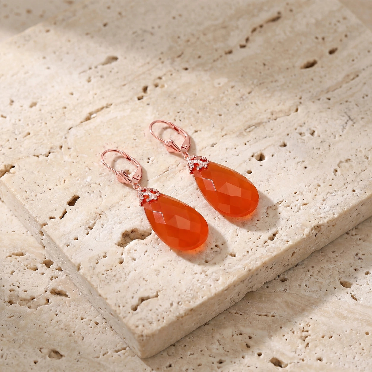 Rose Gold Red Chalcedony — Mariacolomba