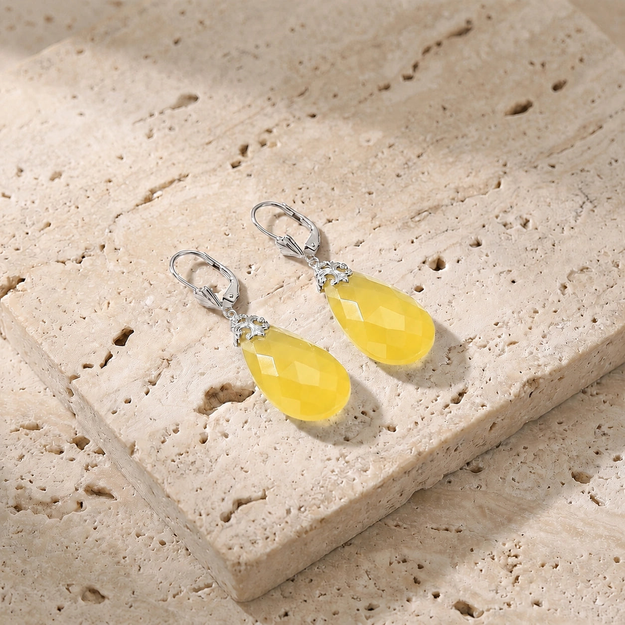 White Gold Yellow Onyx — Mariacolomba