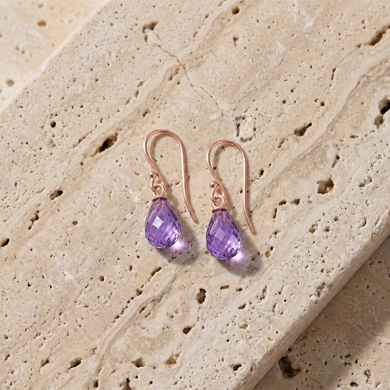 Rose Gold Amethyst — Mariacolombina