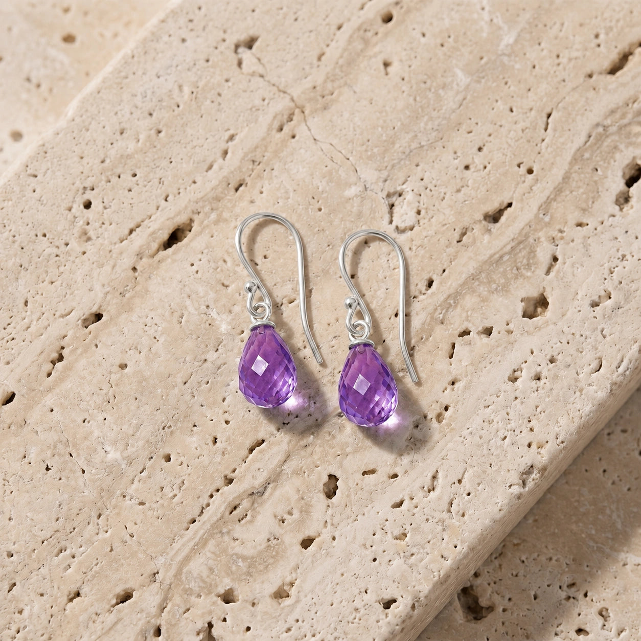 White Gold Amethyst — Mariacolombina