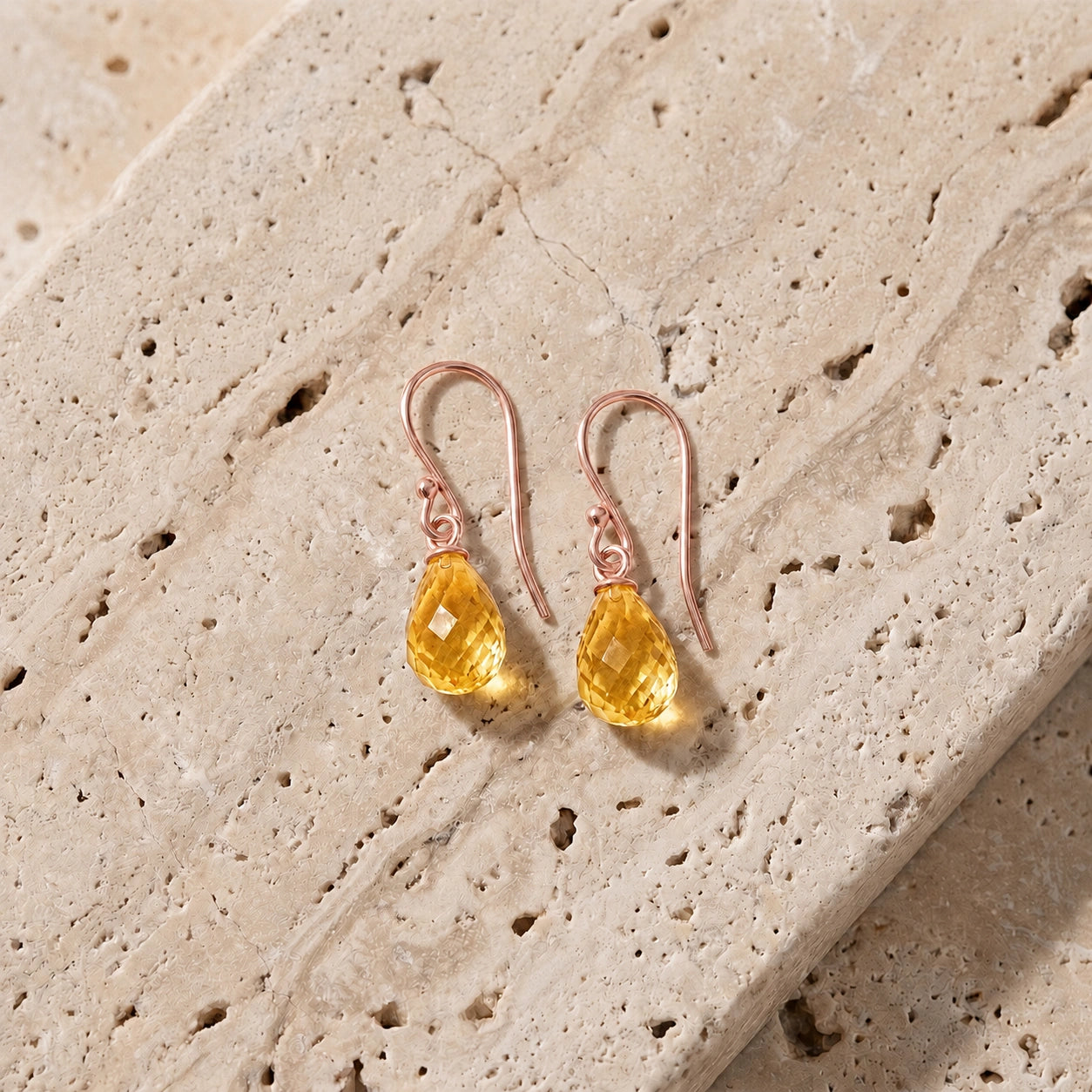 Rose Gold Citrine — Mariacolombina