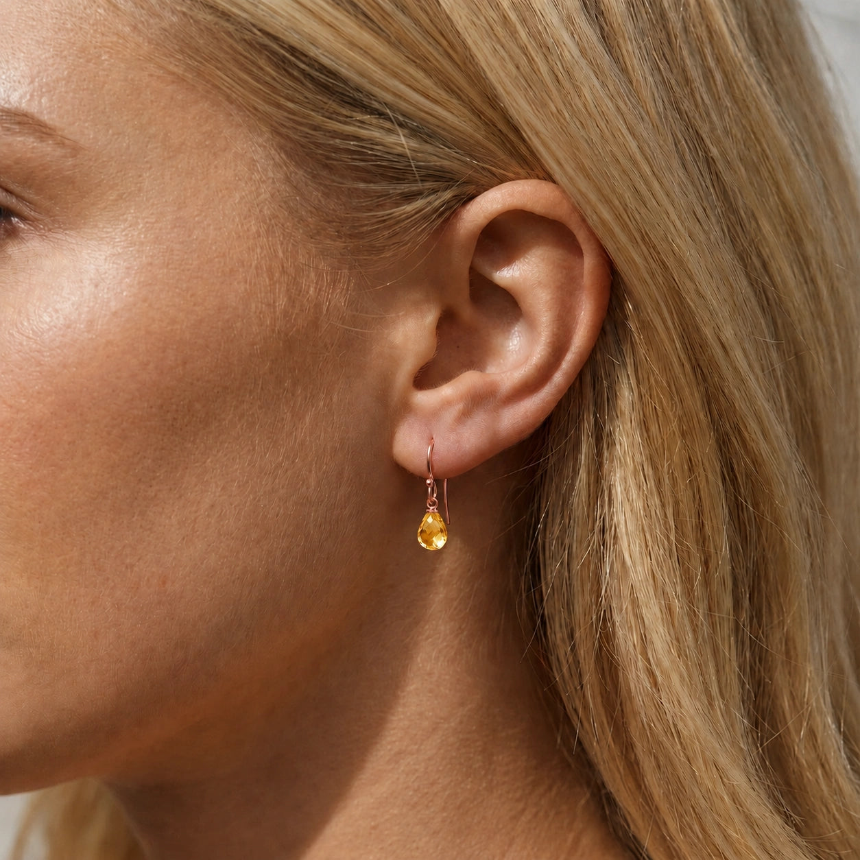 Rose Gold Citrine — Mariacolombina