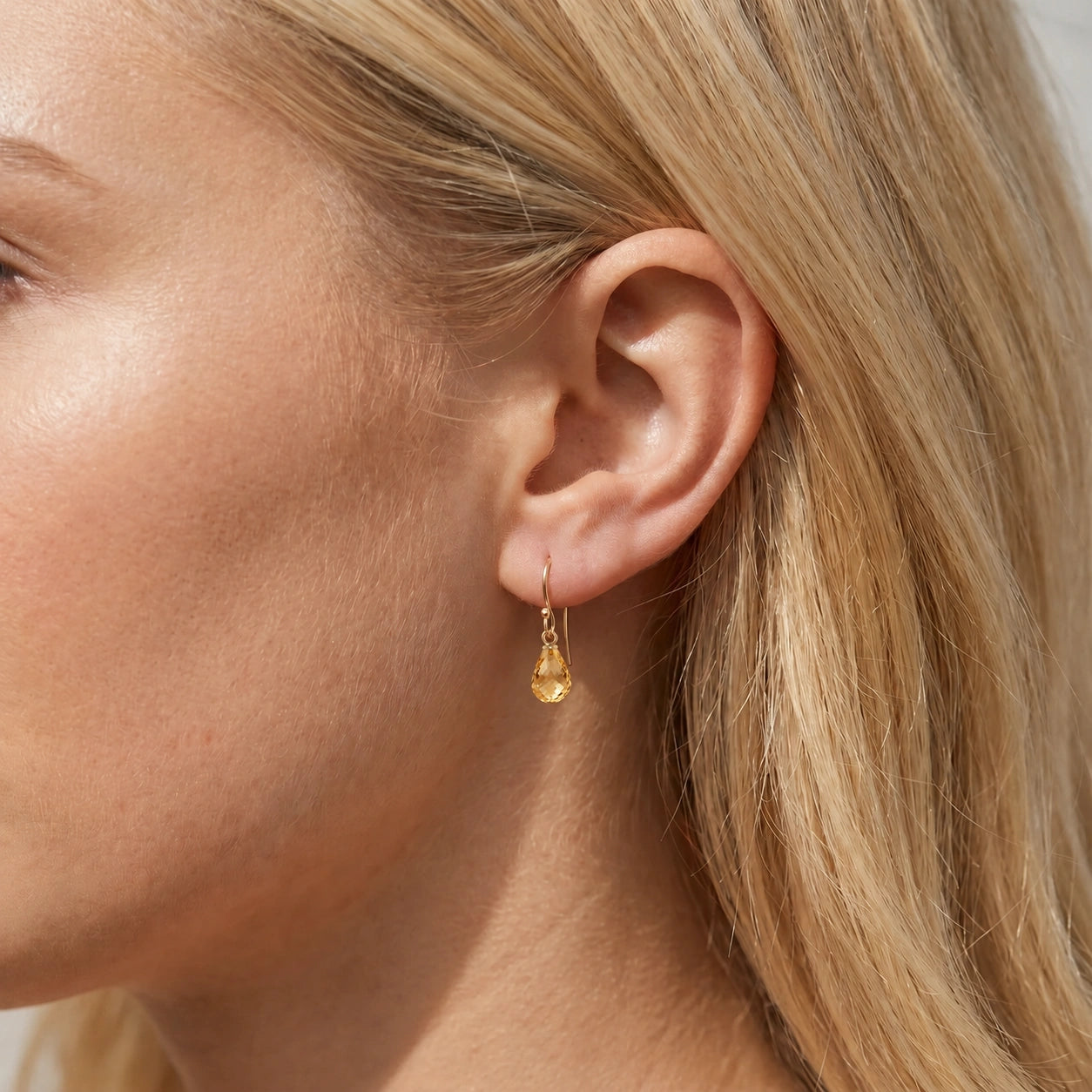 Yellow Gold Citrine — Mariacolombina