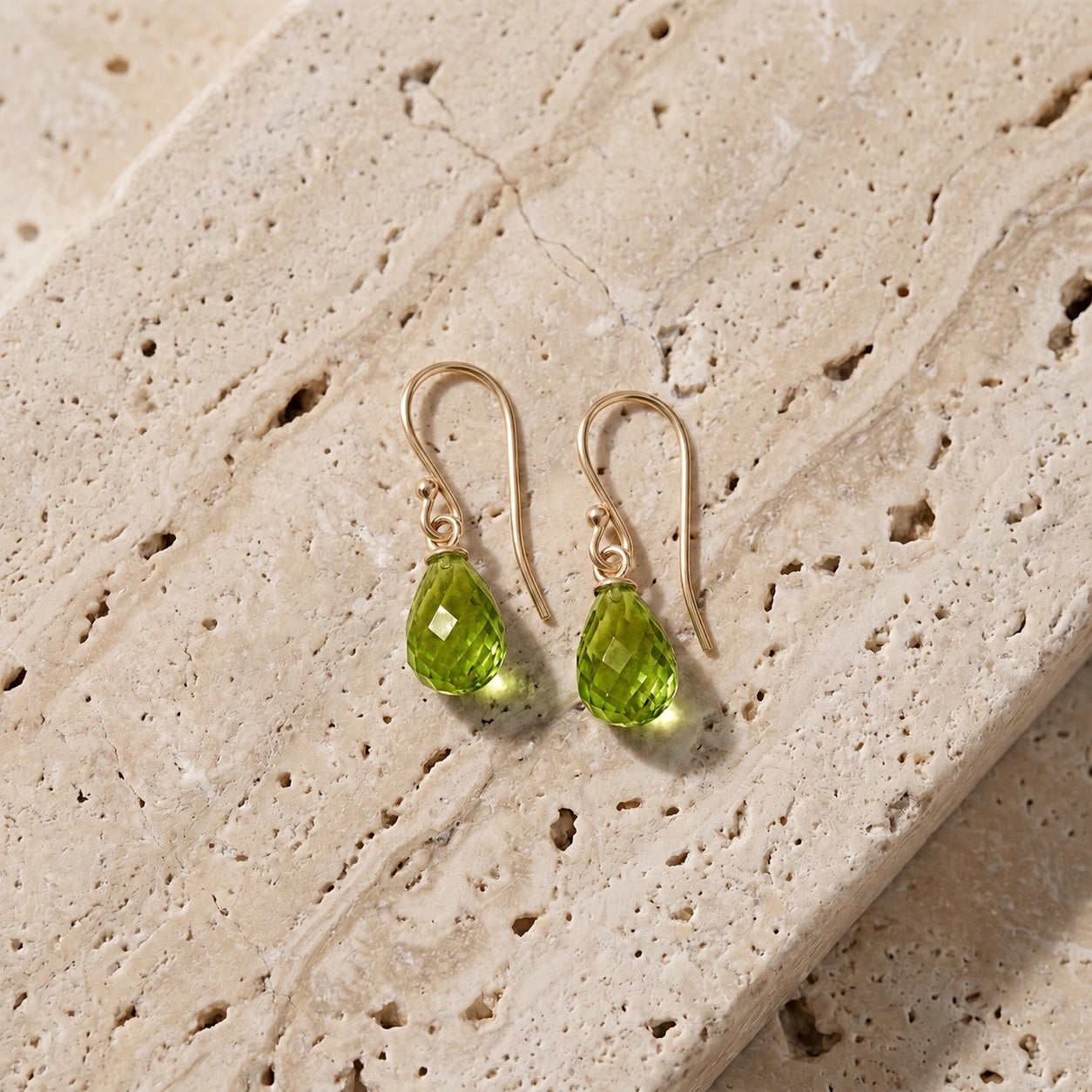 Yellow Gold Peridot — Mariacolombina