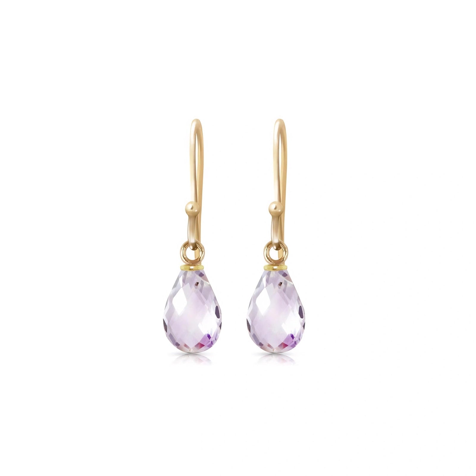 Yellow Gold Pink Topaz — Mariacolombina