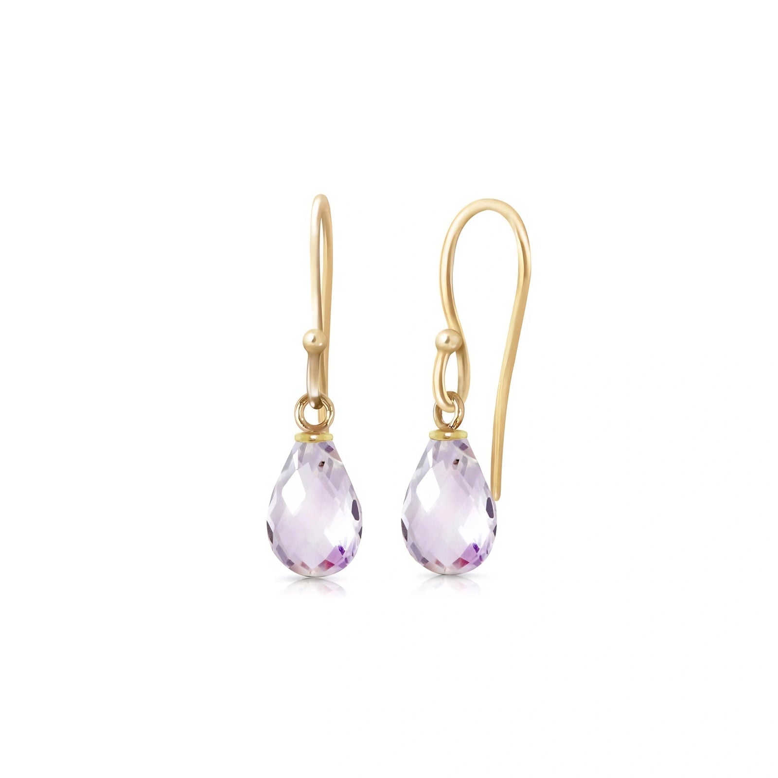 Yellow Gold Pink Topaz — Mariacolombina