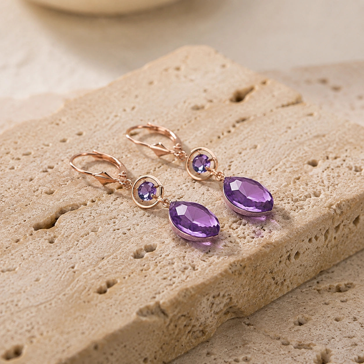 Rose Gold Amethyst — Mariaconsolata