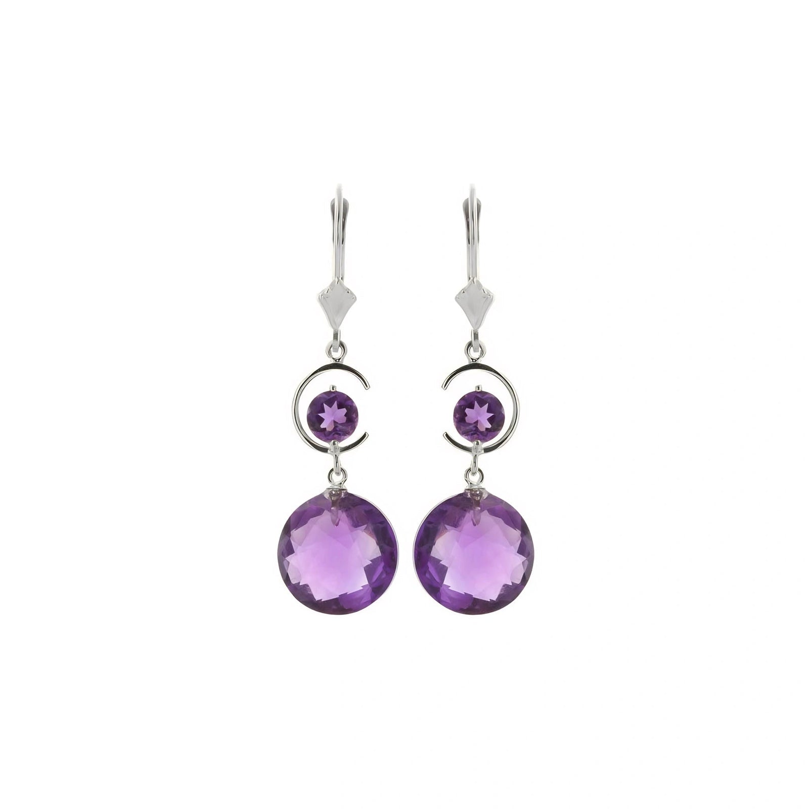 White Gold Amethyst — Mariaconsolata