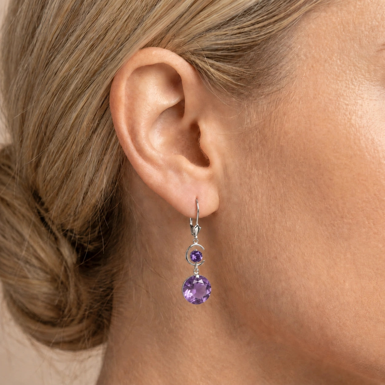 White Gold Amethyst — Mariaconsolata
