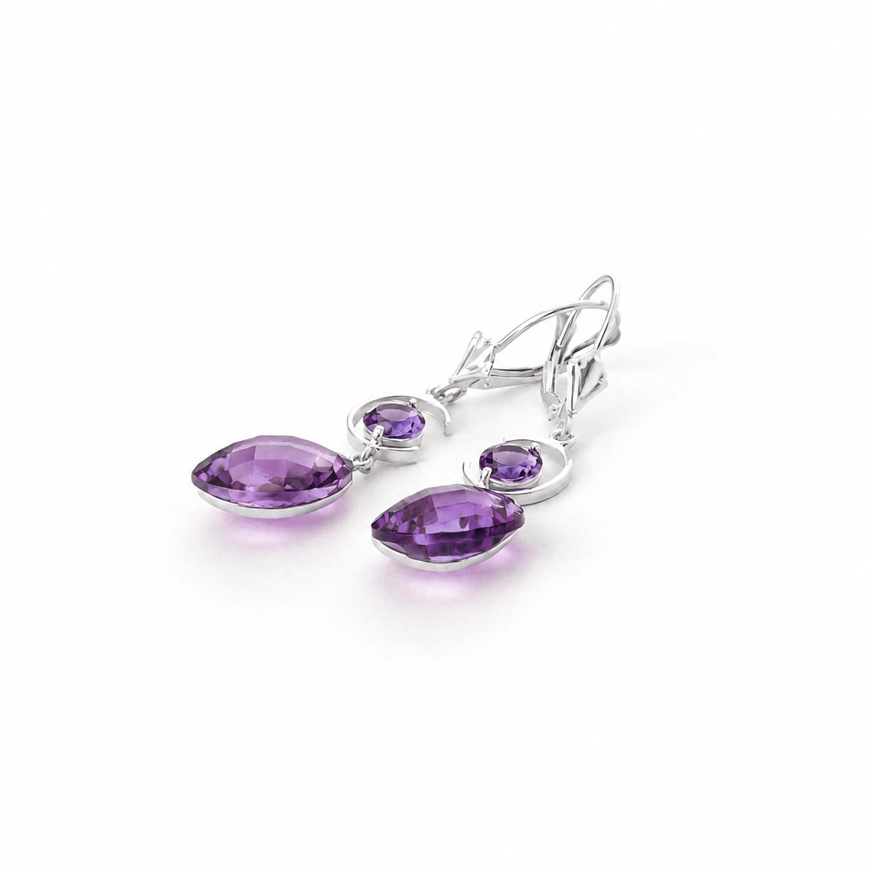 White Gold Amethyst — Mariaconsolata