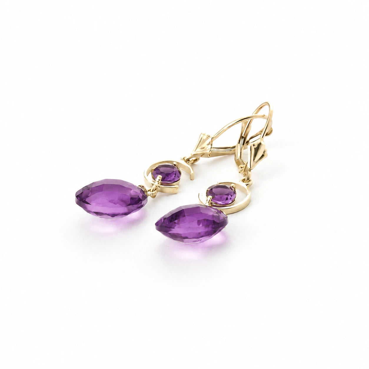 Yellow Gold Amethyst — Mariaconsolata