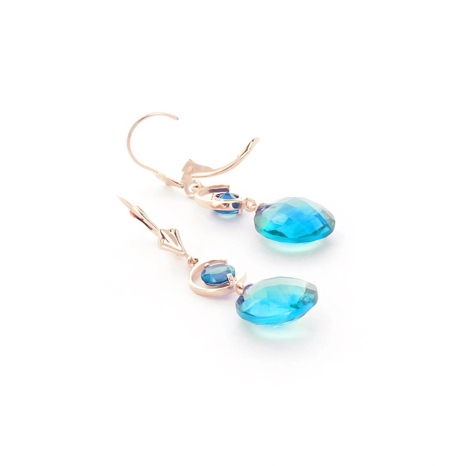 Rose Gold Blue Topaz — Mariaconsolata