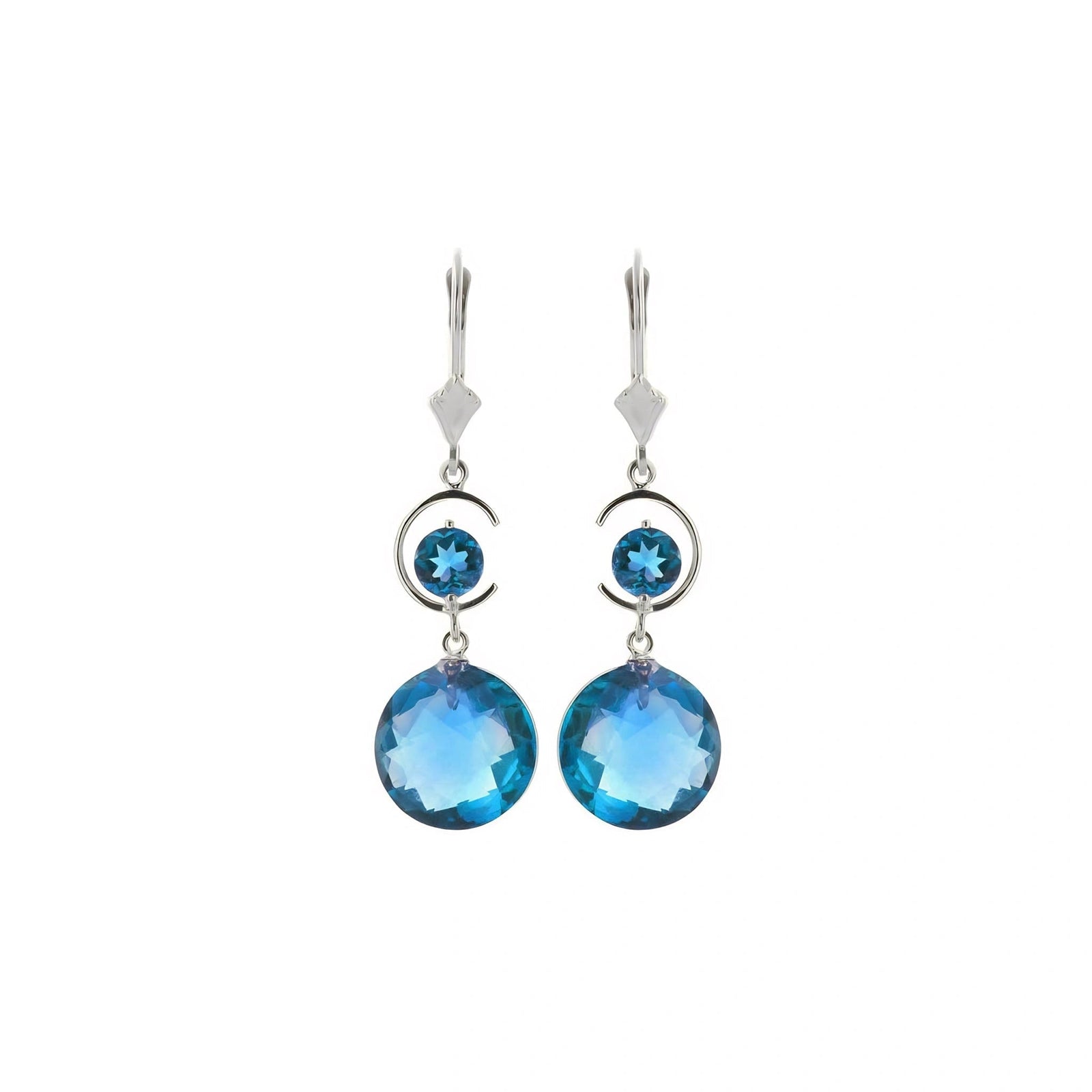 White Gold Blue Topaz — Mariaconsolata