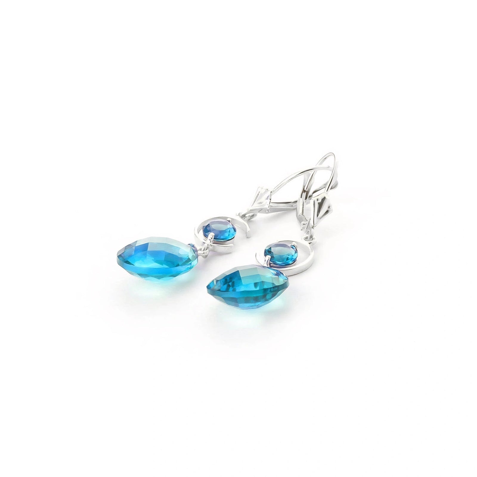 White Gold Blue Topaz — Mariaconsolata