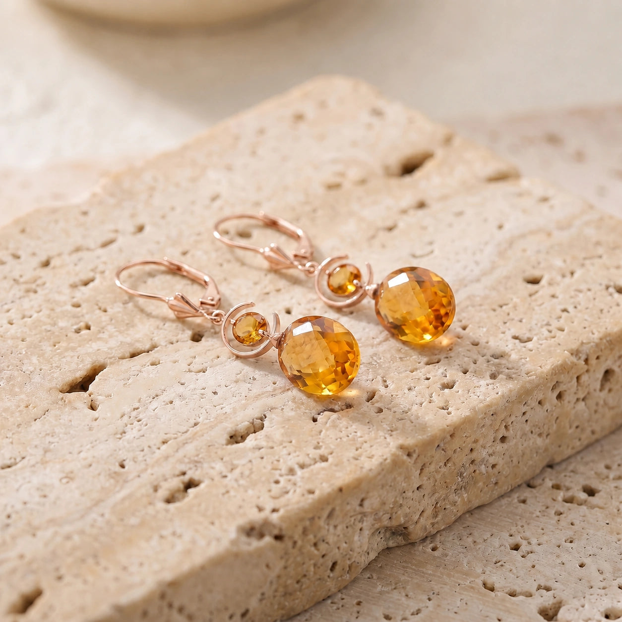 Rose Gold Citrine — Mariaconsolata