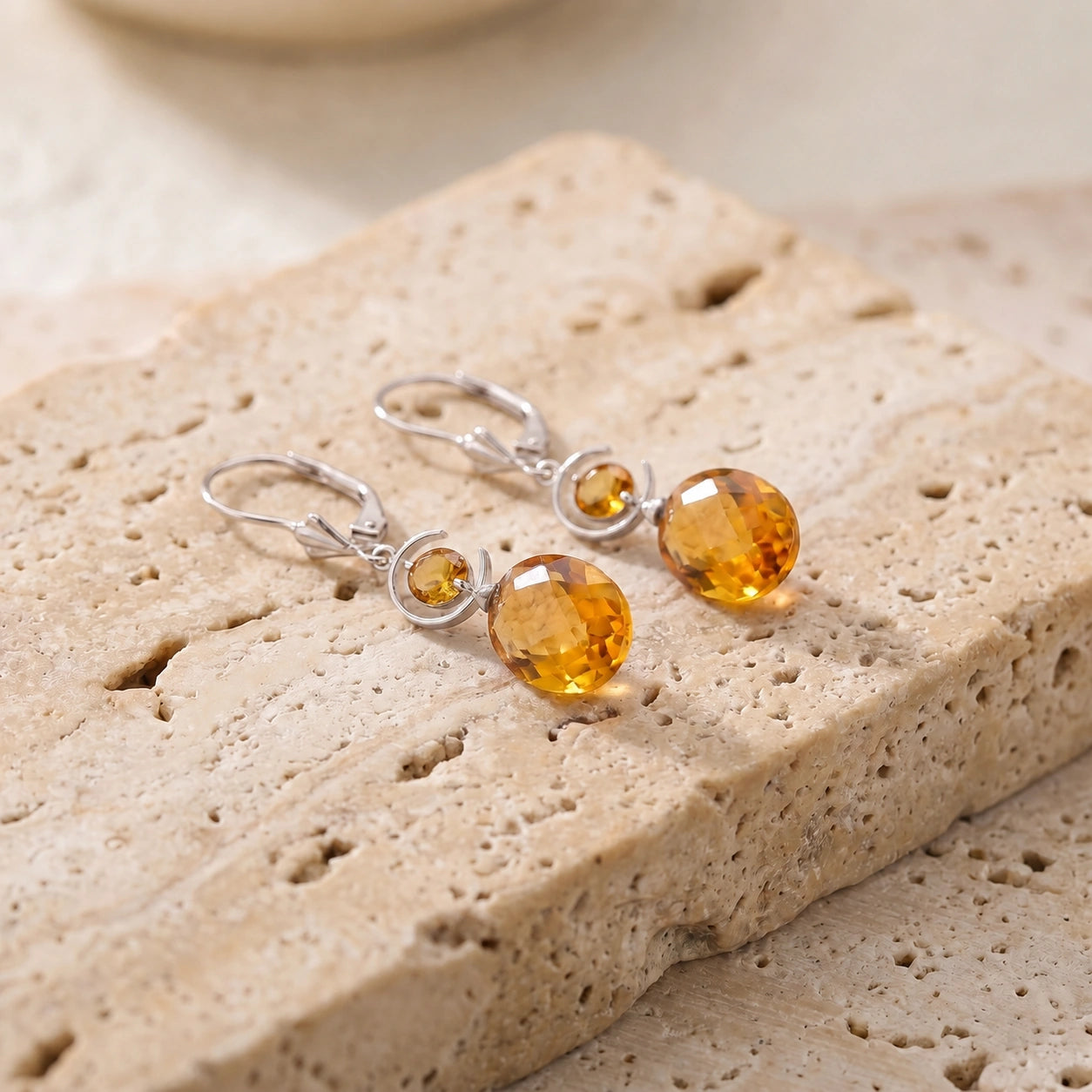 White Gold Citrine — Mariaconsolata