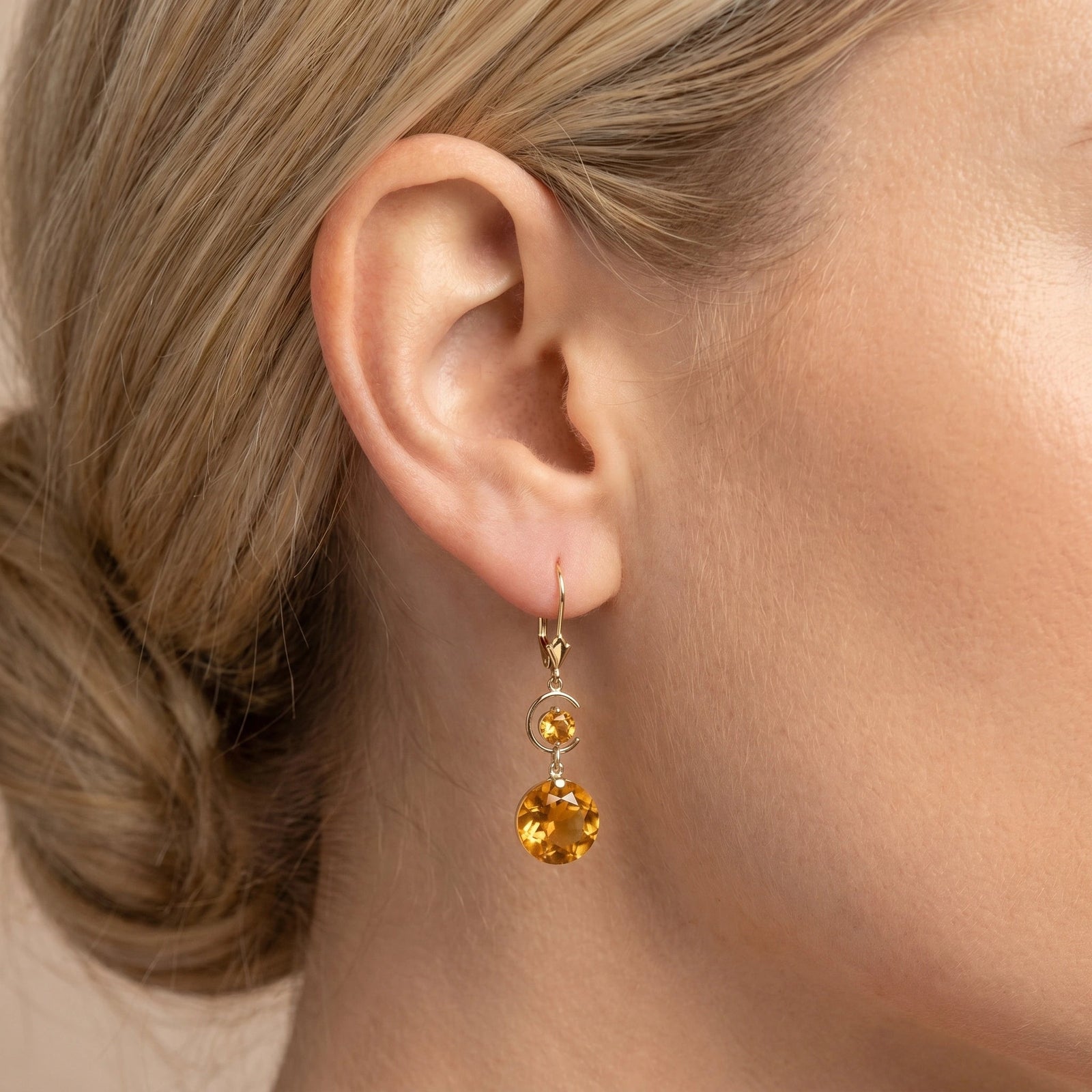 Yellow Gold Citrine — Mariaconsolata