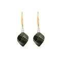Yellow Gold Earrings Sapphire 10K — Albertina