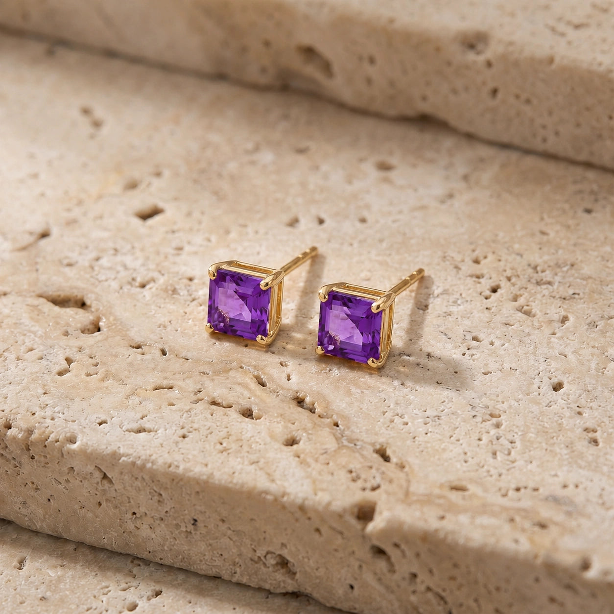 Yellow Gold Amethyst — Mariacunegonda