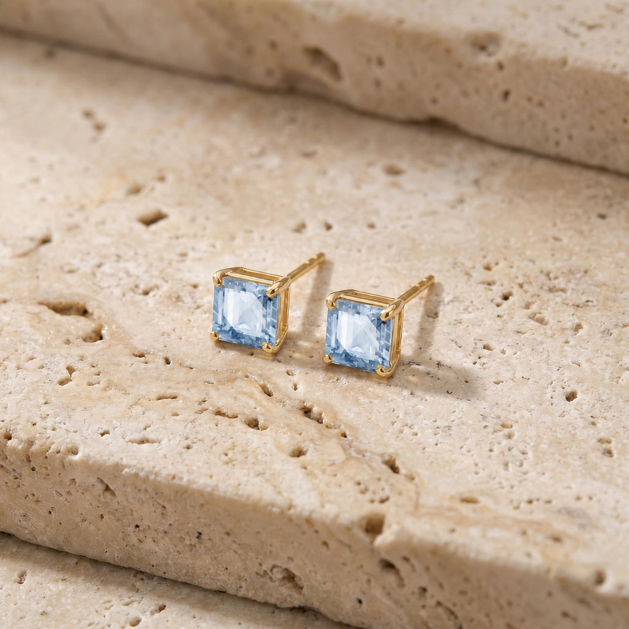 Yellow Gold Aquamarine — Mariacunegonda