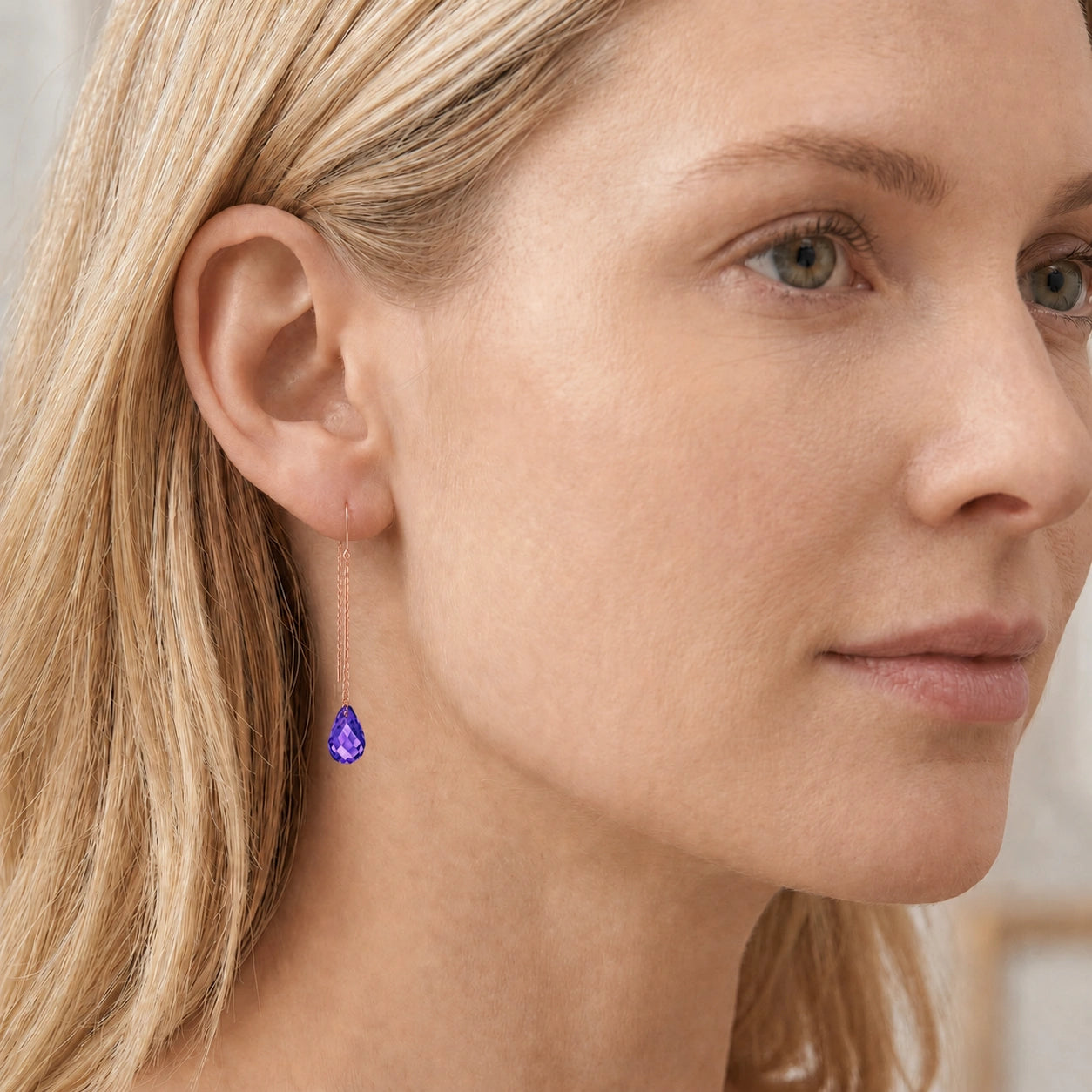 Rose Gold Amethyst — Mariadafne