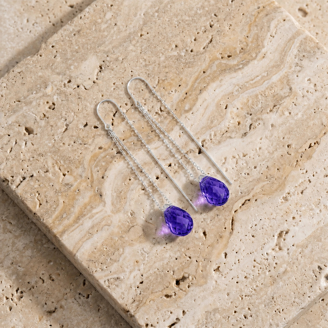 White Gold Amethyst — Mariadafne