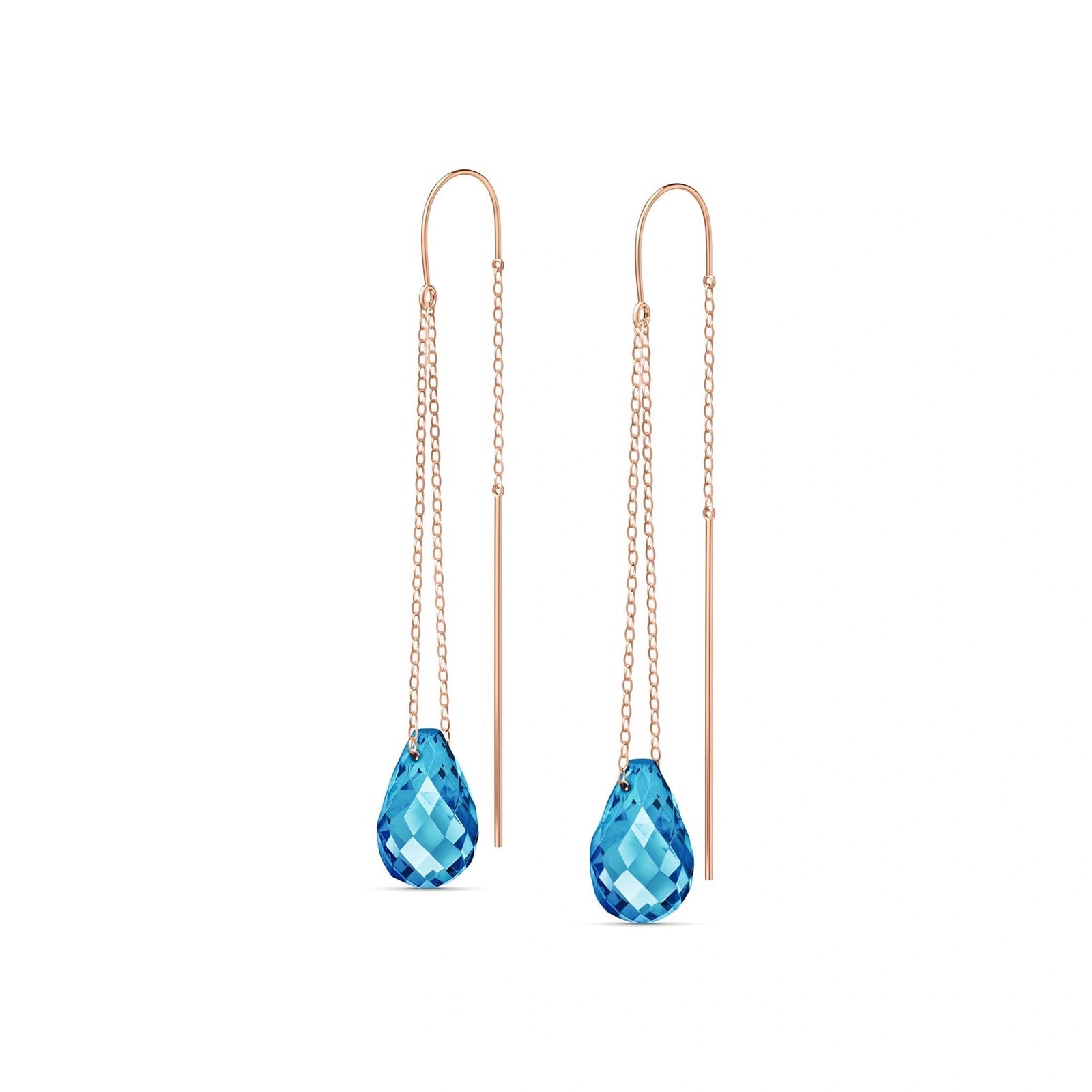 Rose Gold Blue Topaz — Mariadafne