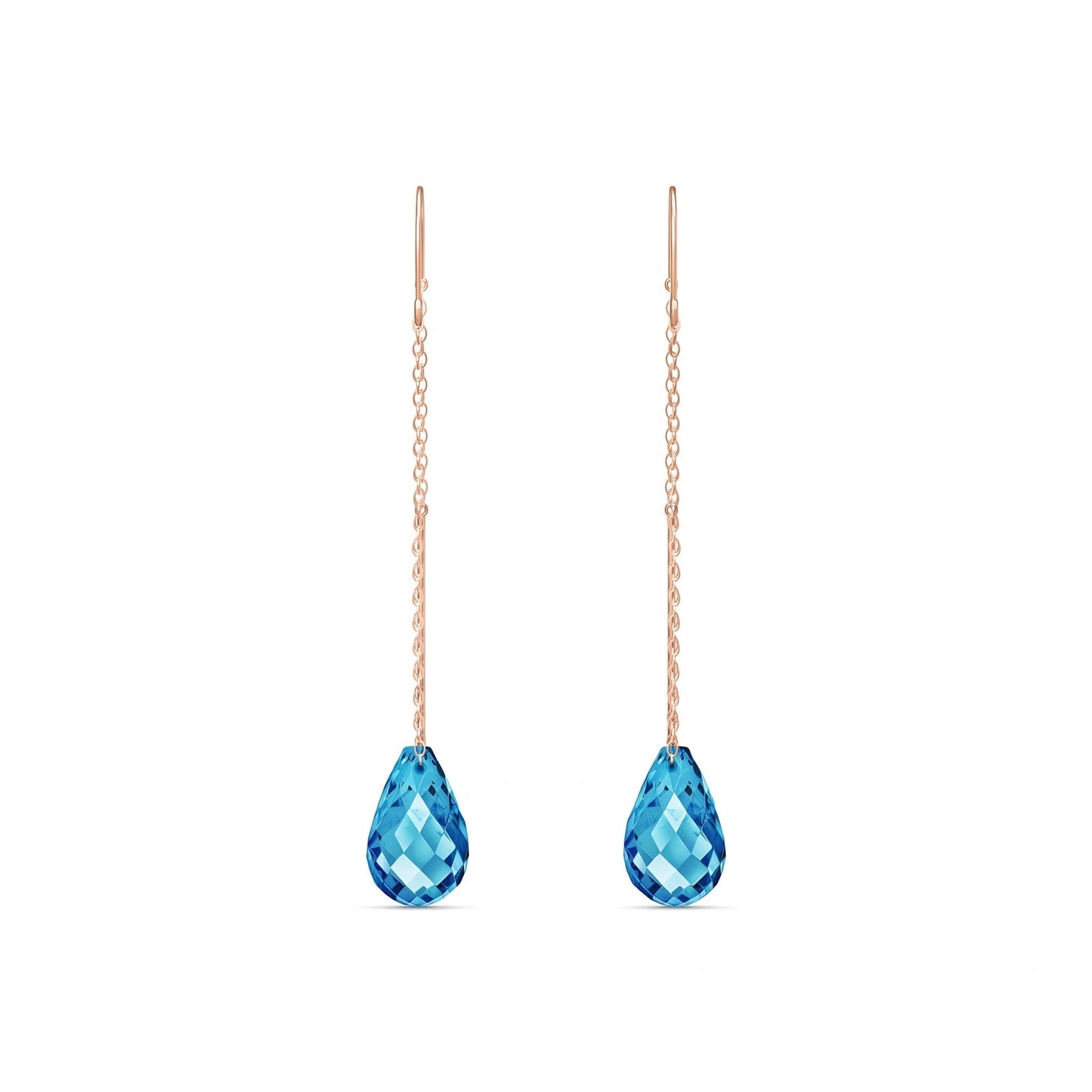 Rose Gold Blue Topaz — Mariadafne