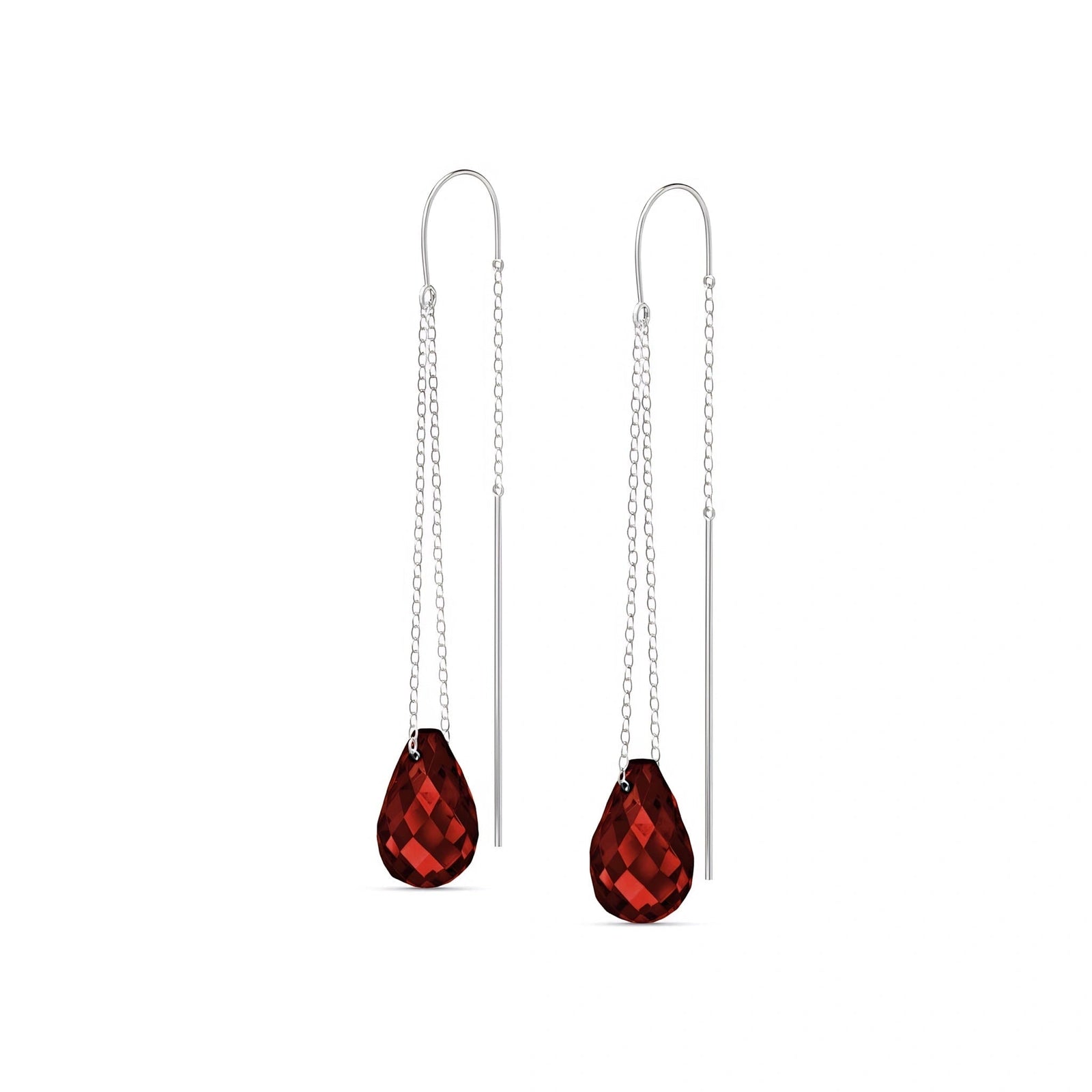 White Gold Garnet — Mariadafne